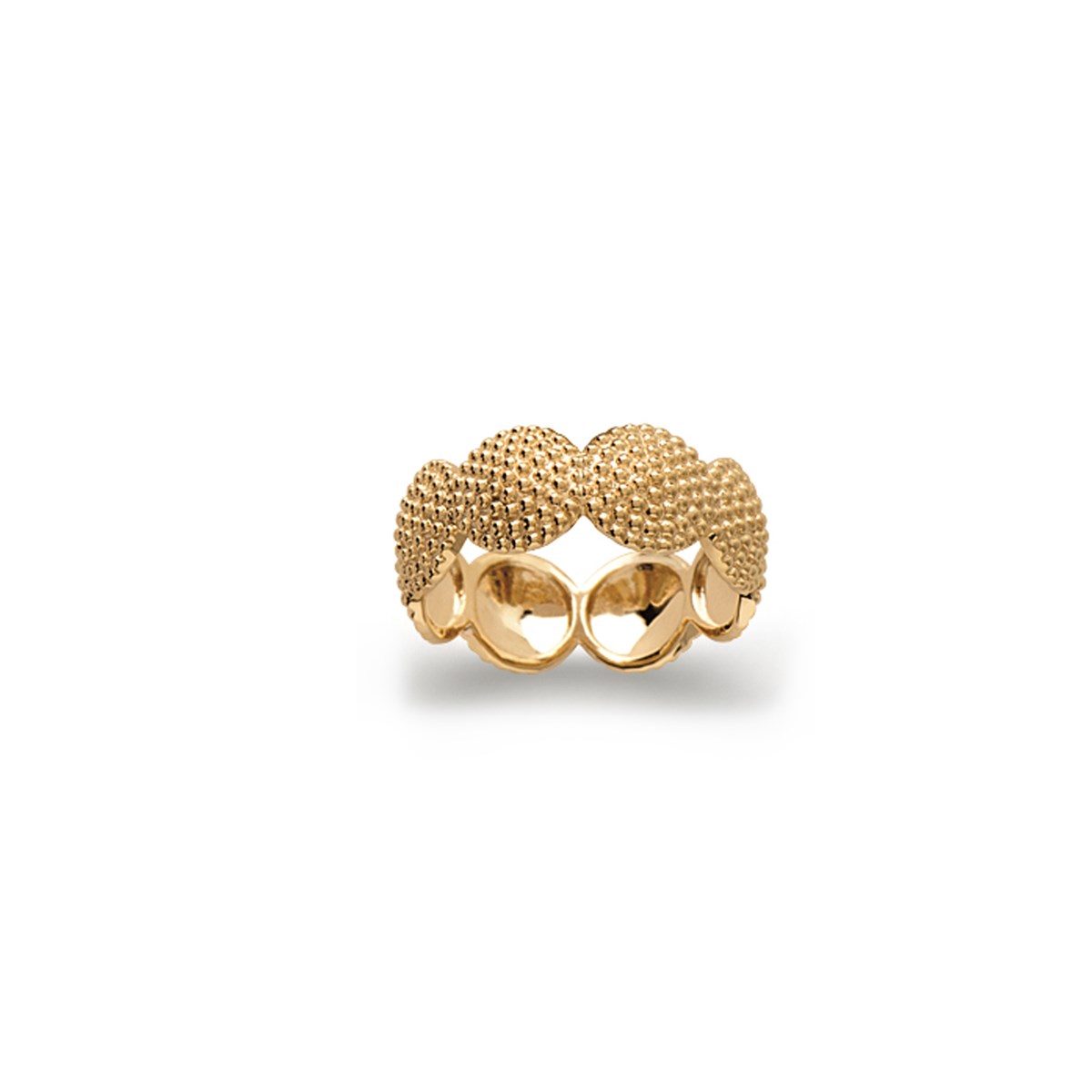 Bague plaqué or jaune HIBISCUS - Bijoux Privés Discovery