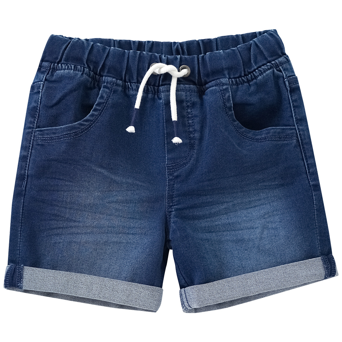 Topolino Jungen Jeansshorts mit Tunnelzug dunkelblau