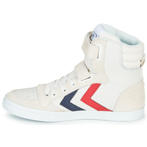 hummel - SLIMMER STADIL LEATHER HIGH JR - Blanc