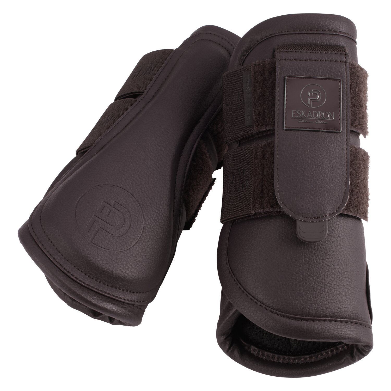 ESKADRON Platinum Gamaschen Faux Leather  - teak brown