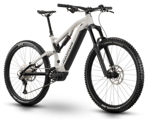 VTT Electrique Tout Suspendu Raymon TrailRay 150 Shimano Deore 12V 720Wh 29'' Blanc 2025