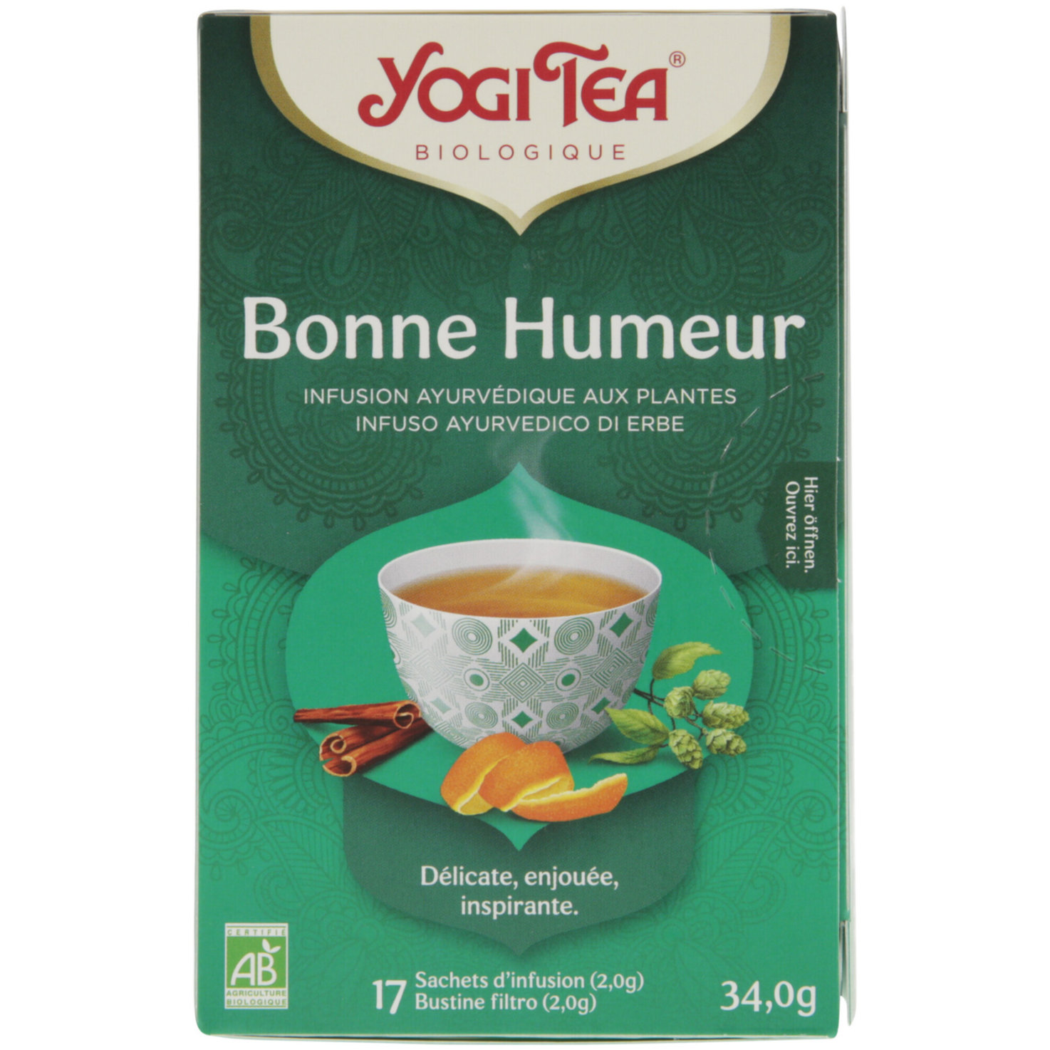 Yogi Tea Bio Glückstee 17 Beutel