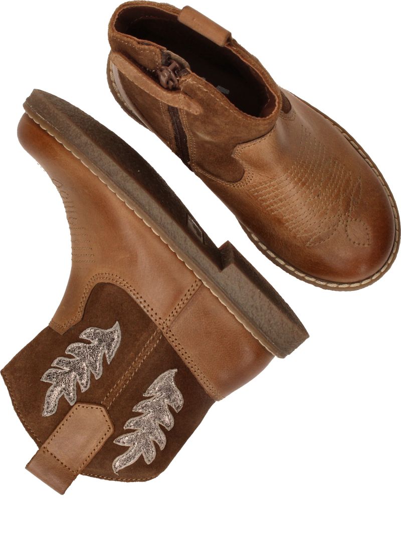 IK-KE Westernboots Cognac Meisjes