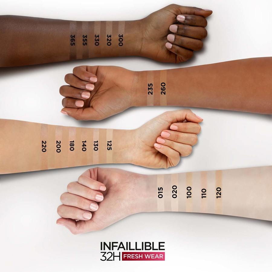 L'Oréal Paris Infaillible Fresh Wear 32H Liquid Foundation 300 Neutral Undertone 30ml