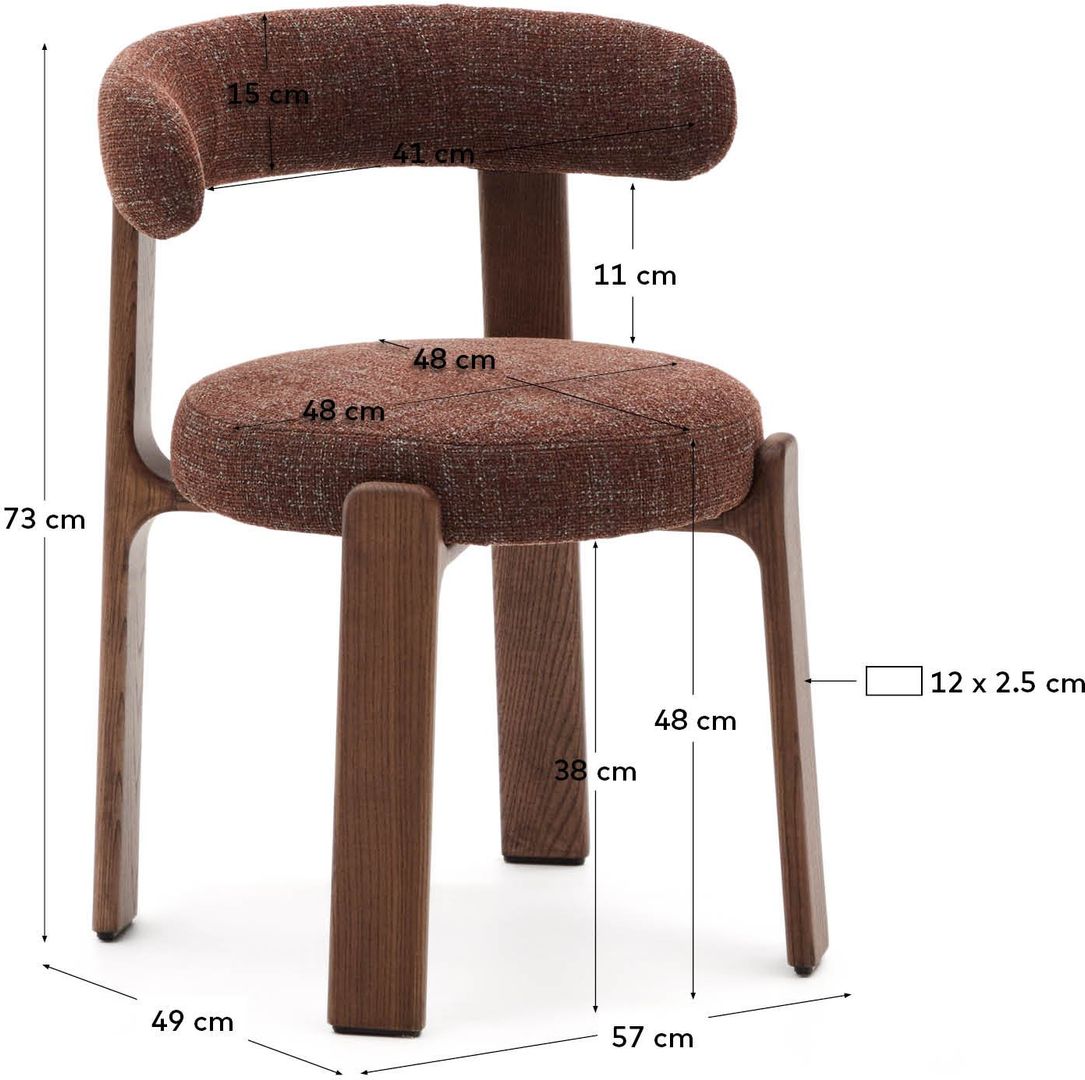 Kave Home   Granite Eetkamerstoel
