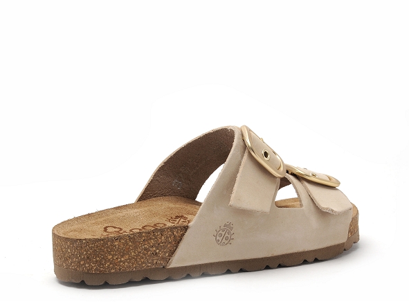 Yokono mules et sabots plats femme jerba 136 nub beige