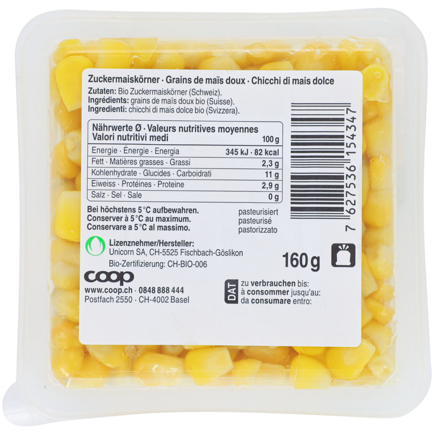 Naturaplan Bio Zuckermaiskörner -