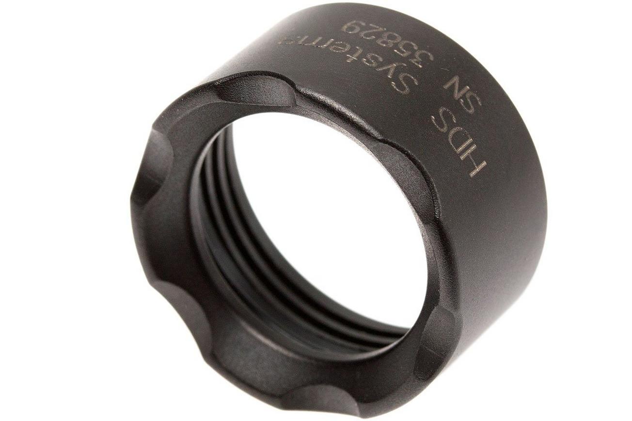 HDS systems roestvrijstalen bezel, matzwart