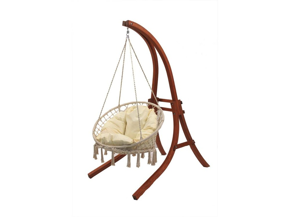 Hamac bois suspendu avec fauteuil 