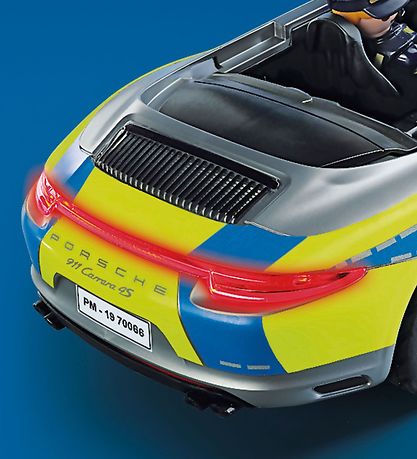Playmobil - Porsche 911 Carrera 4S Polizeiauto - Grau - 70066 -