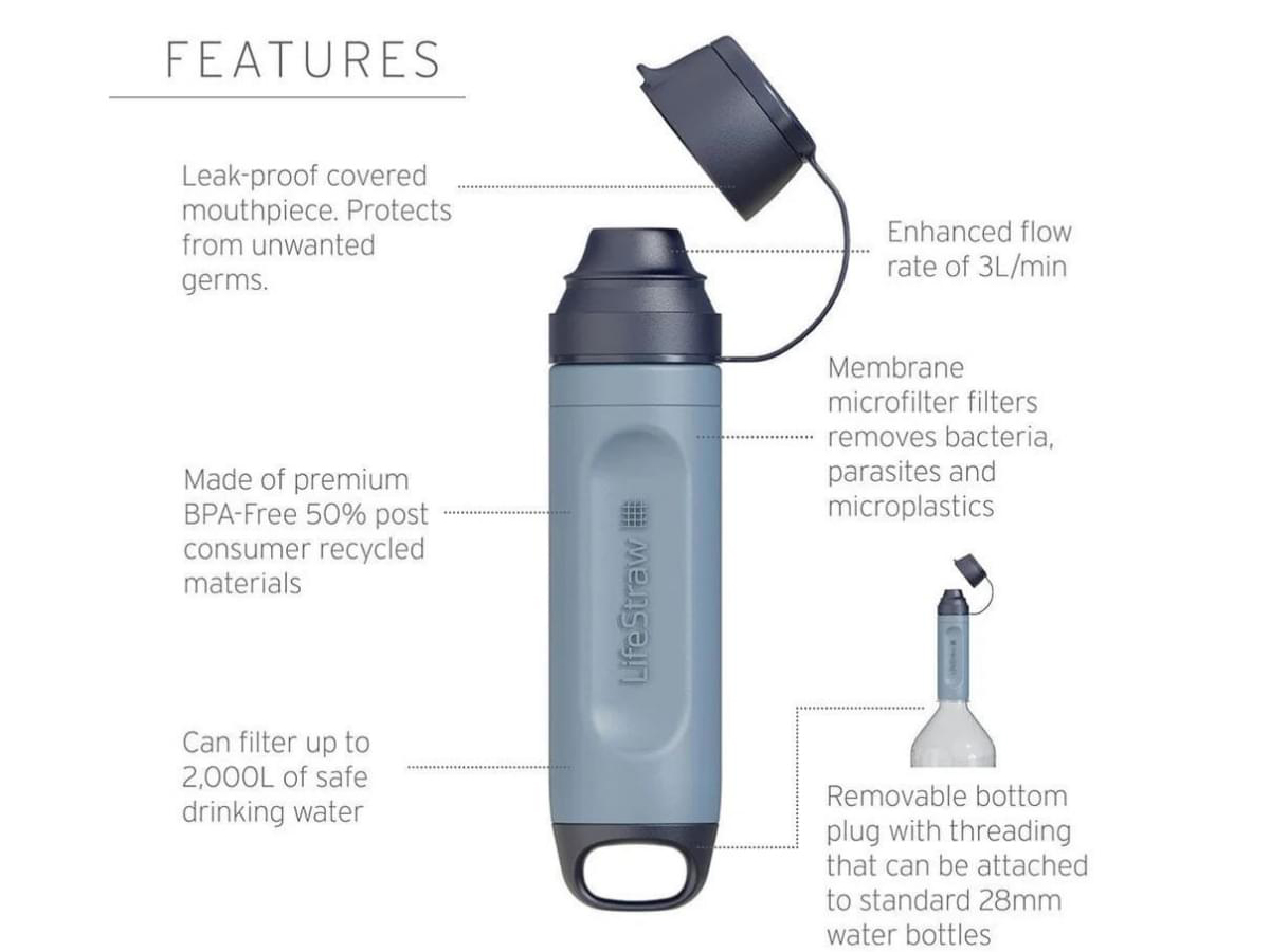 LifeStraw Peak Series Solo waterfilter - Limeade