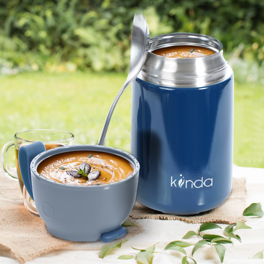 kiinda Thermo Essbehälter 700ml, in midnight blue