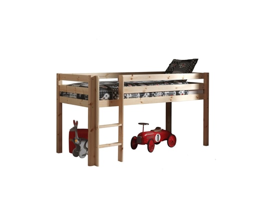 VIPACK - Lit mi-hauteur 90x200 sommier inclus et housse astro pino ...
