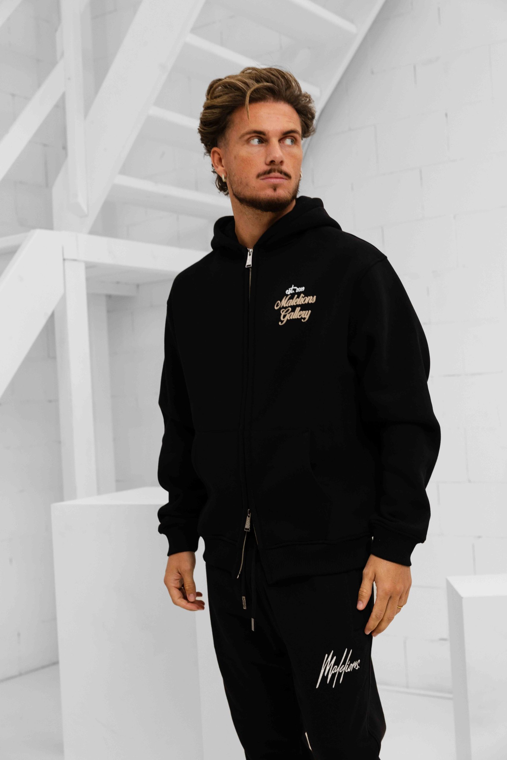 Malelions Gallery Vest Heren Zwart