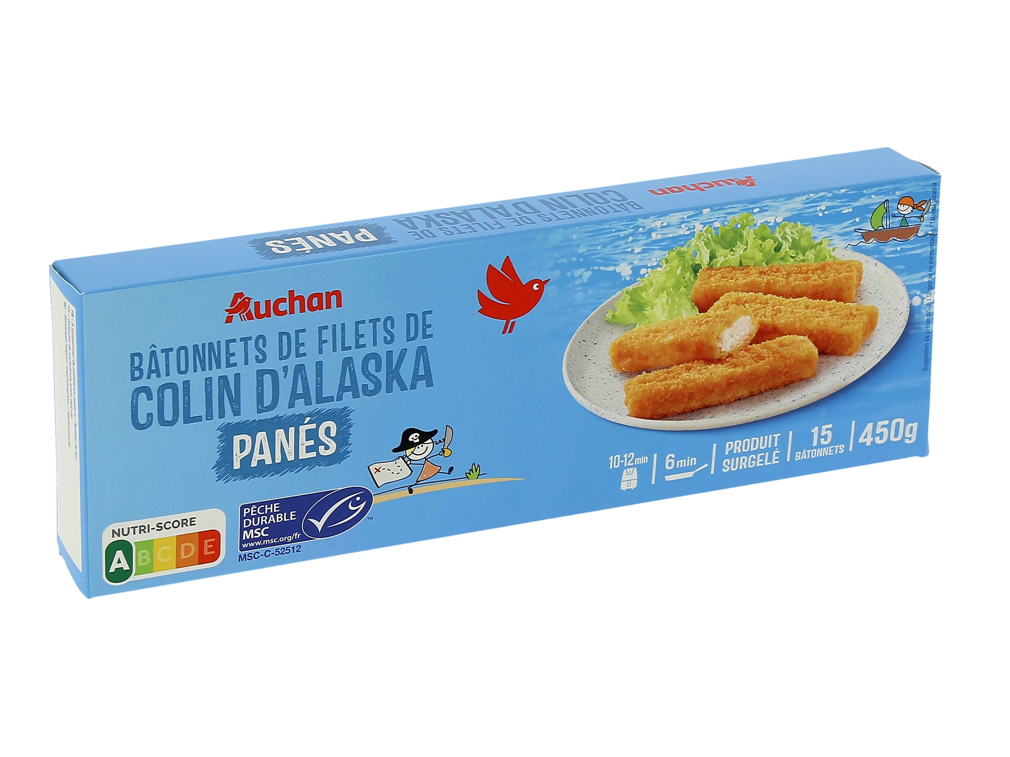 DOURADINHOS AUCHAN DE ESCAMUDO-DO-ALASCA MSC 450G