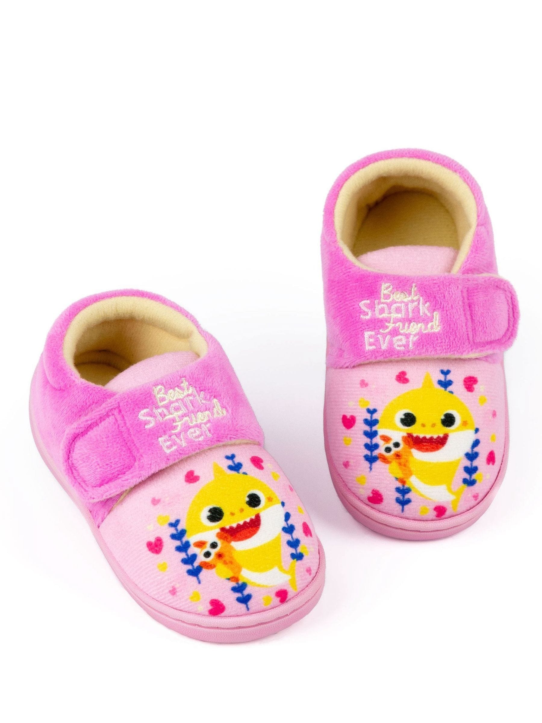 Roze Baby Shark - Vanilla Underground Gruffalo Velcro Slippers