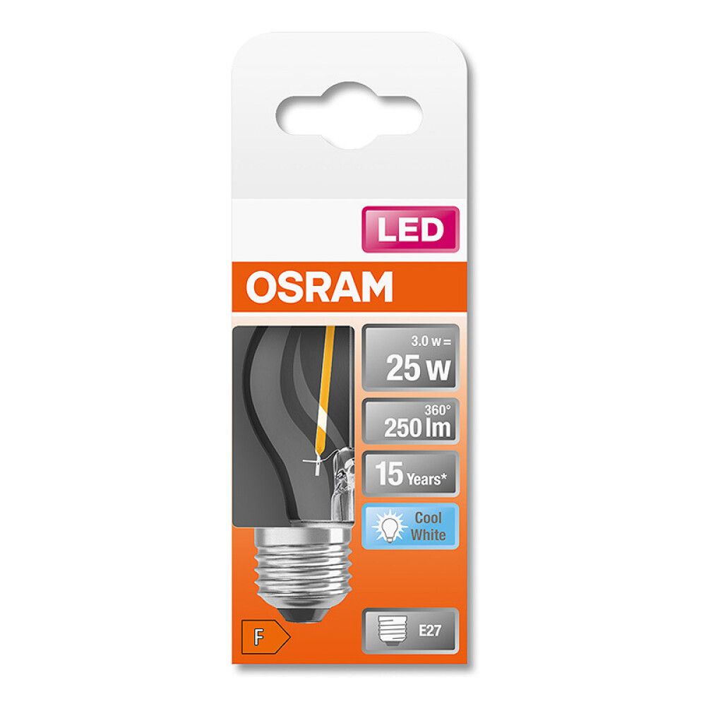 LYSPÆRE OSRAM CLP FIL E27 250LM 3,0W