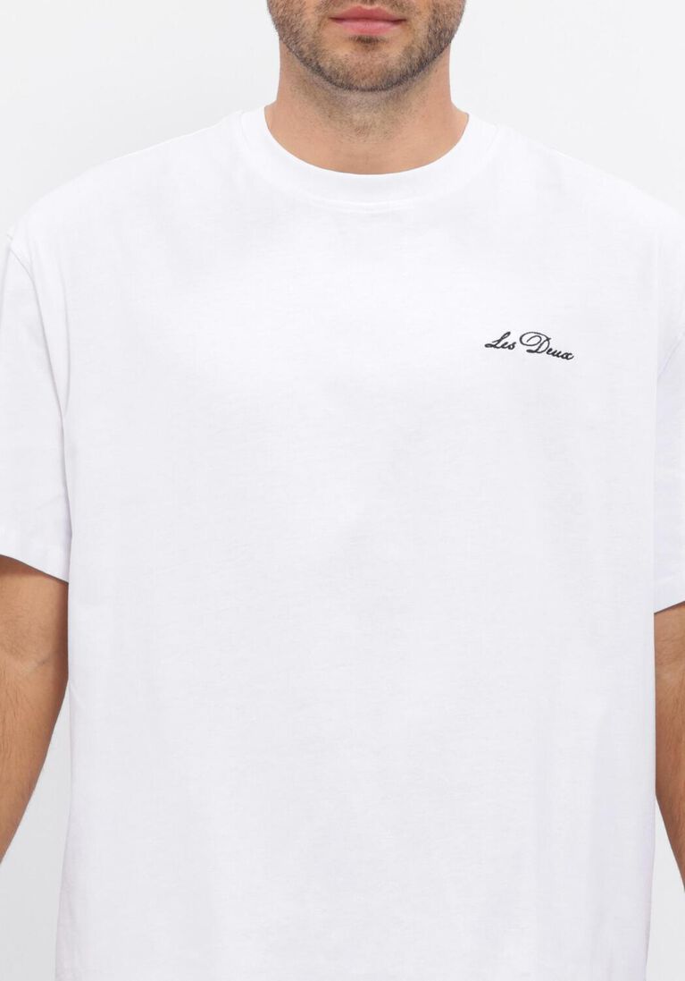 witte les deux t-shirt crew t-shirt