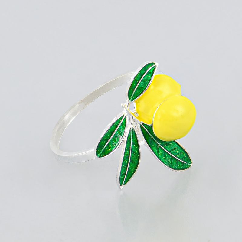 Rond de serviette 'Lemon Style'