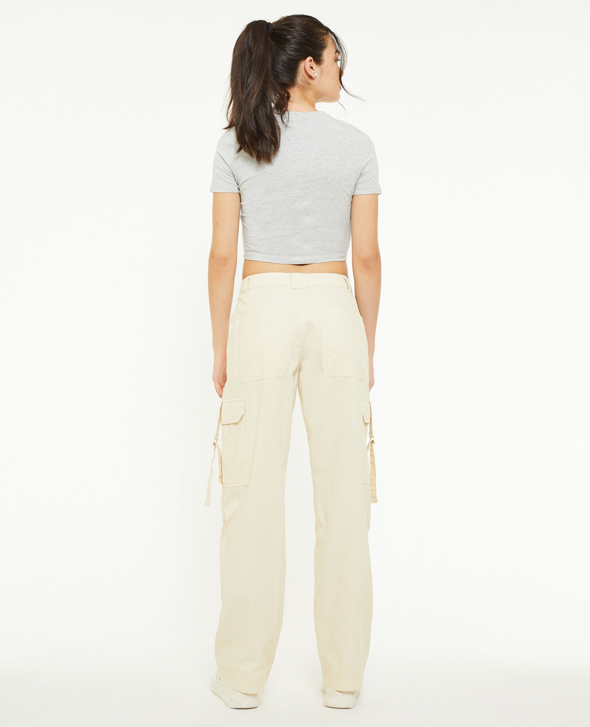 Pantalon cargo avec sangles - Sable