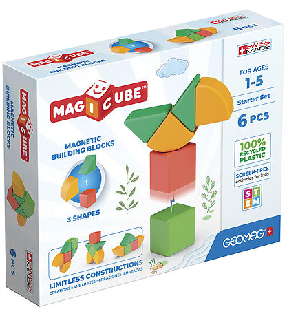 Geomag Magnets?t - Magicube Starter Set - 6 Dele