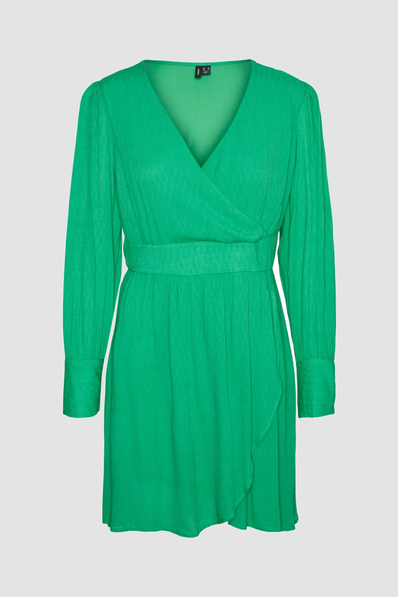 Vestido curto estampado - Verde