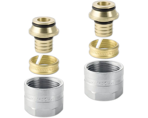 GEBERIT Mepla aansluitfitting op Euroconus 16 mm, 2 stuks