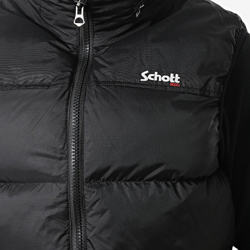 Doudoune Capuche Sans Manches Utahv Noir