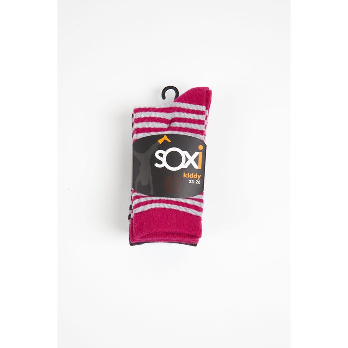 sOxi-Kids 4-pack gestreepte sokken - Soxi