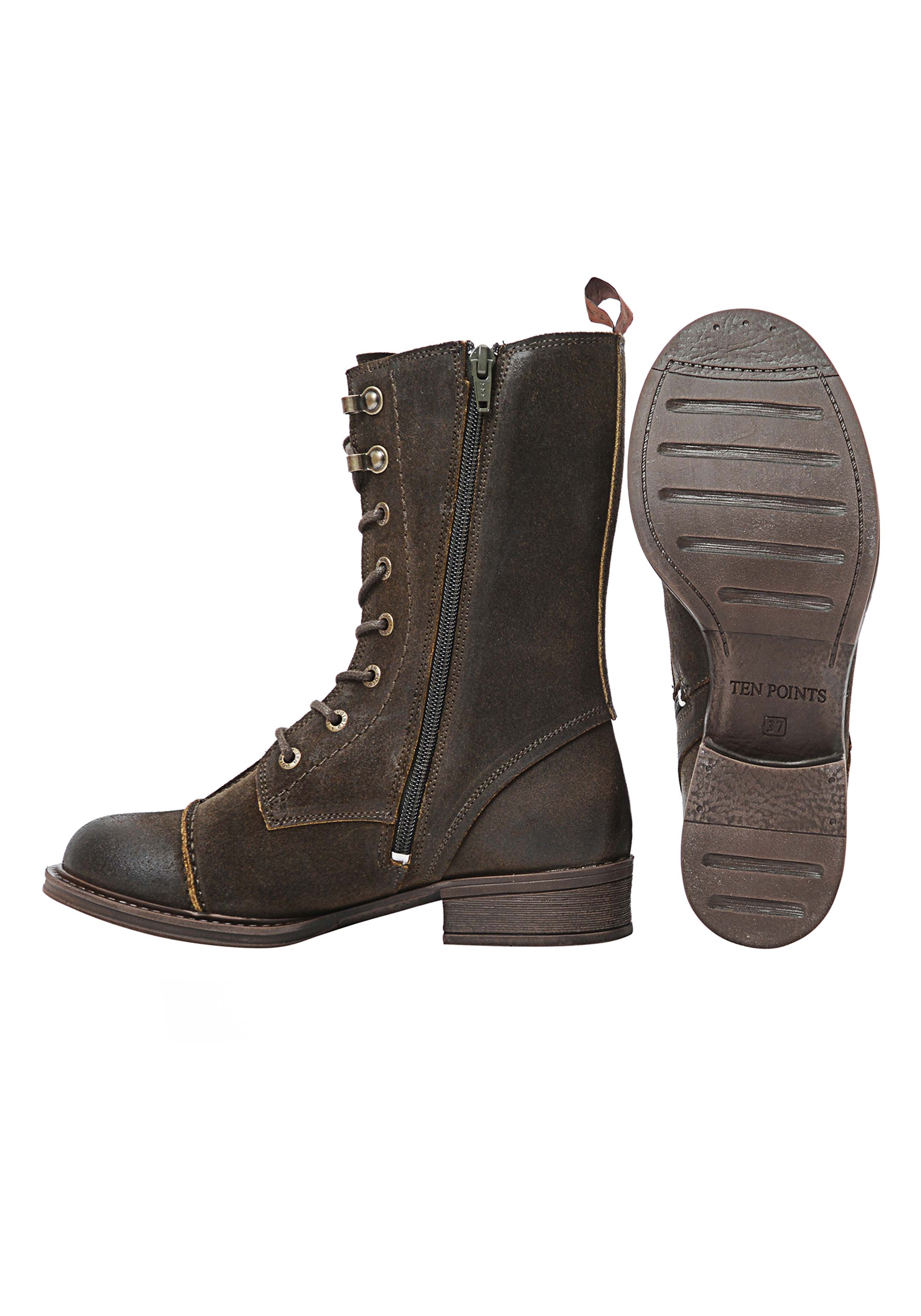 Ten Points Stiefel Pandora Olive