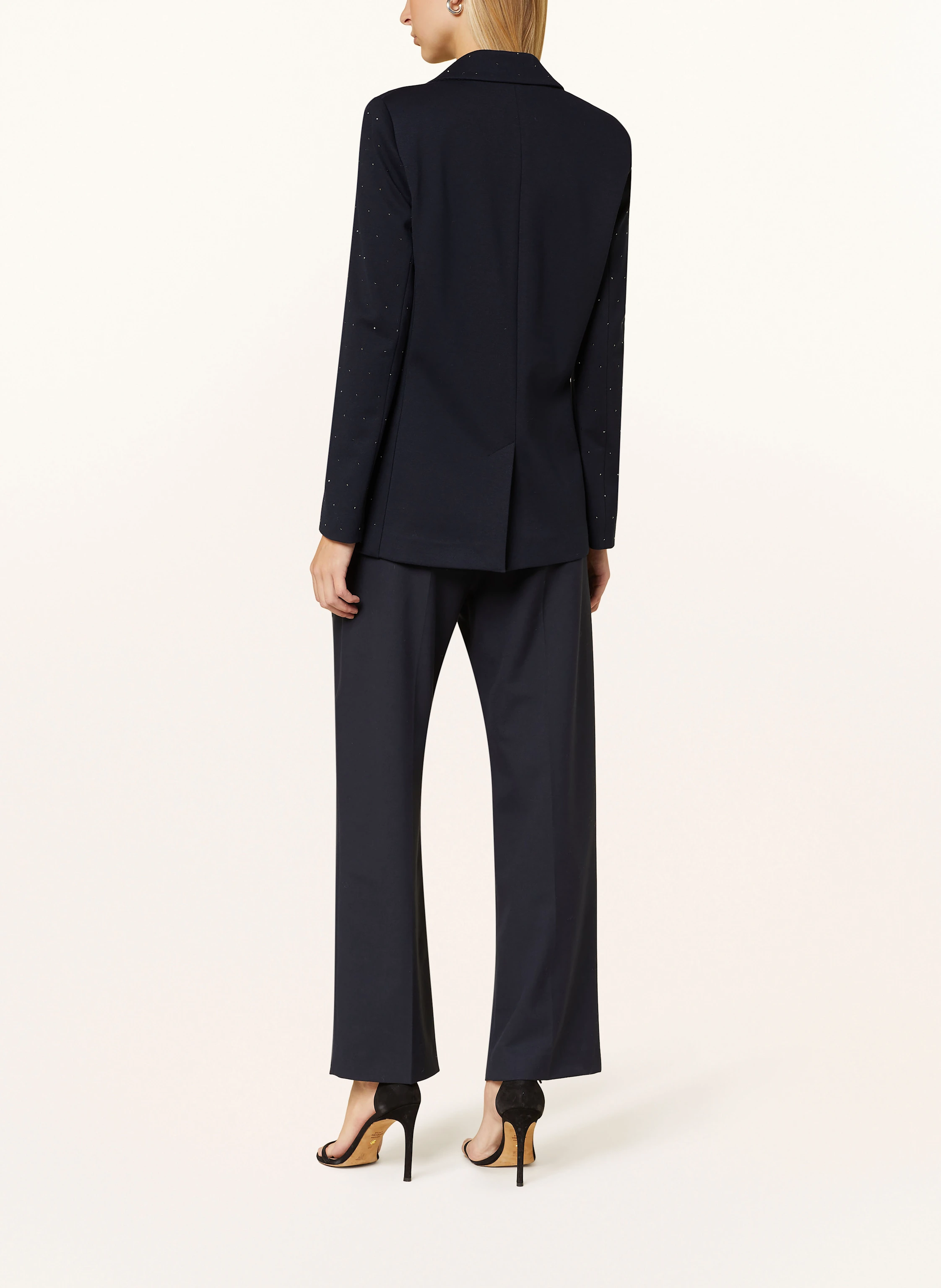 oui Blazer mit Schmucksteinen