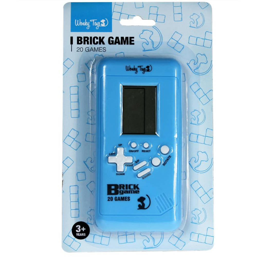 Wonky Monkey 20 Brick games handheld - blauw