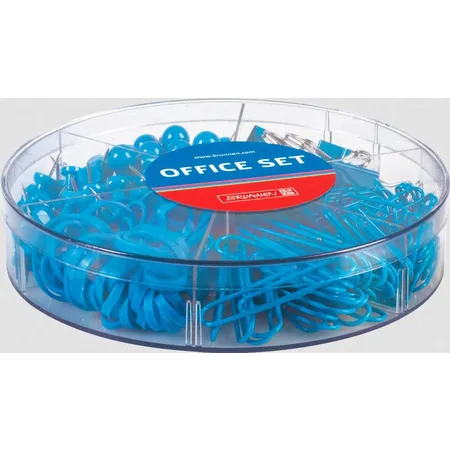 BRUNNEN Büro-Set Colour Code Höhe 3 cm Ø 14 cm azur