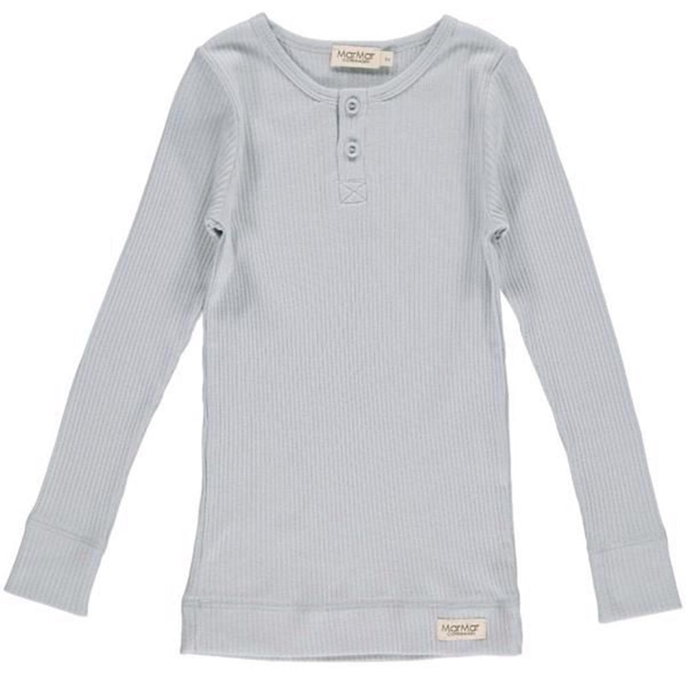 Modal T-Shirt L/Æ Pale Blue - MarMar → Luksusbaby.dk