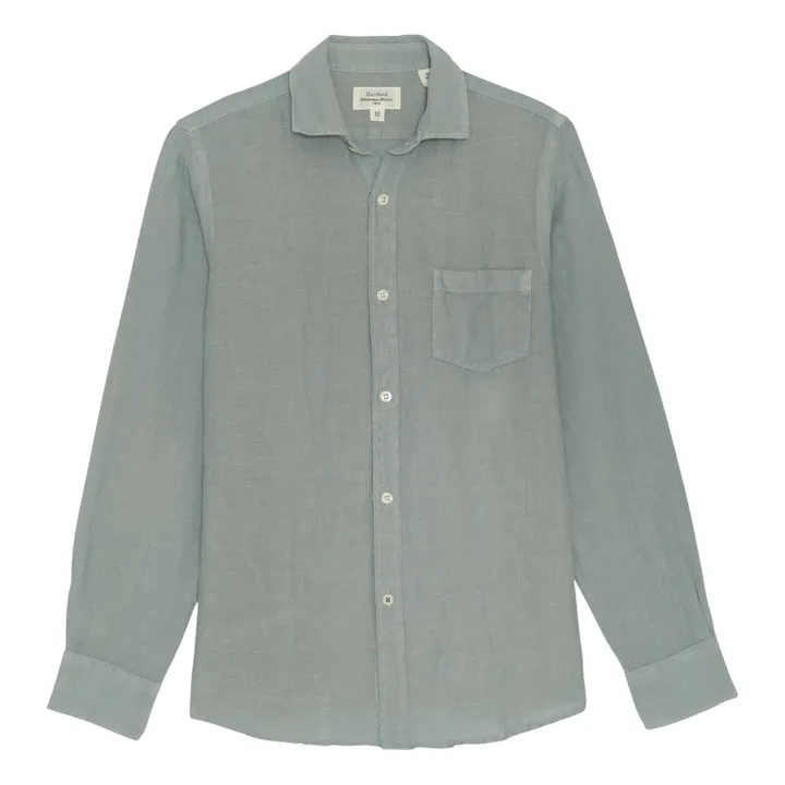 Hartford Chemise Paul Pat Lin | Vert d'eau