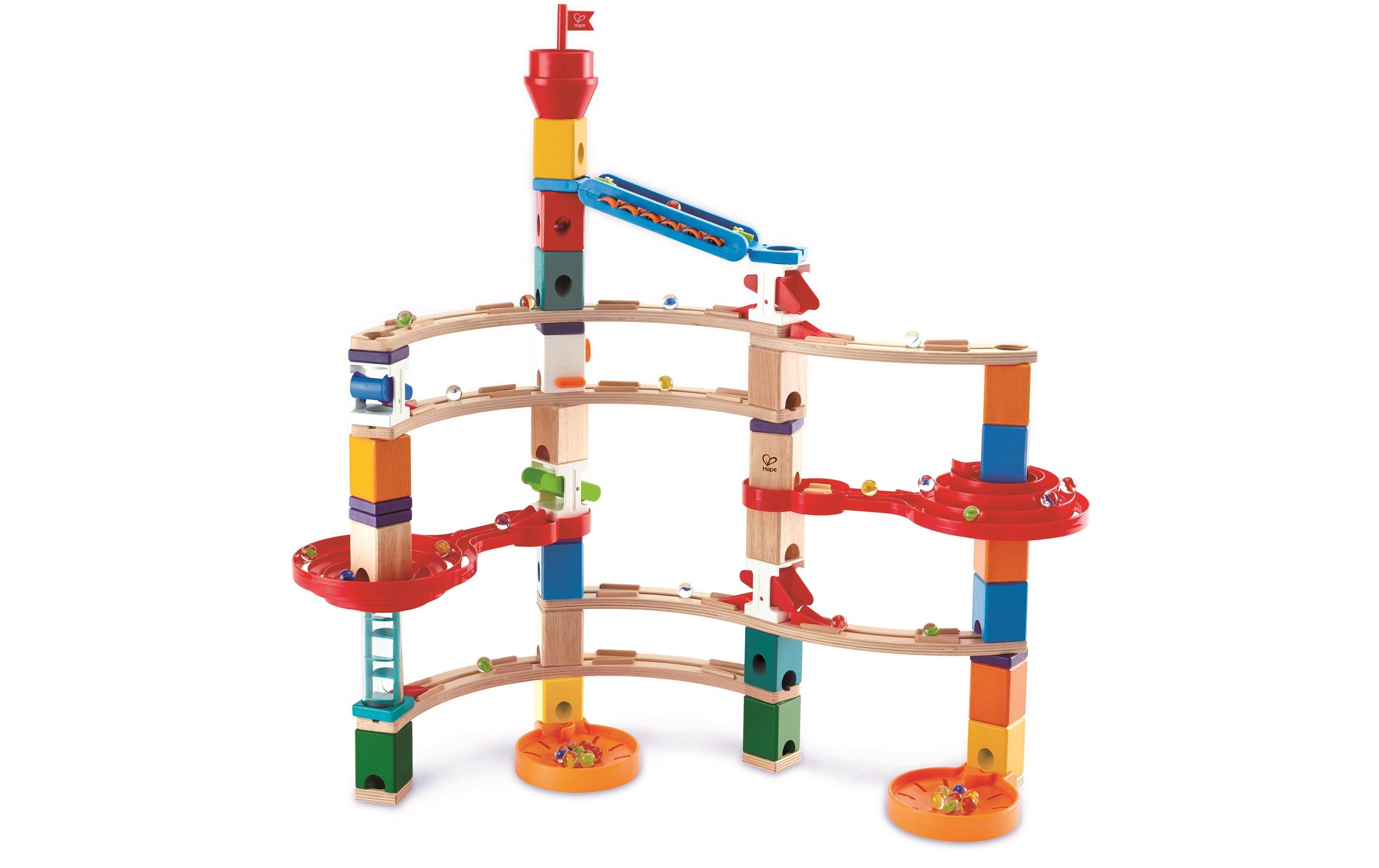 Kugelbahn Quadrilla: Super Spiralburg<br>Kreatives Baukasten-Kugelbahn-System