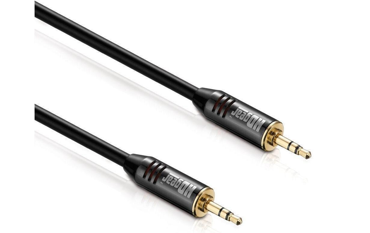 Audio-Kabel Premium 3.5 mm Klinke - 3.5 mm Klinke 0.5 mStereo-Klinkenkabel