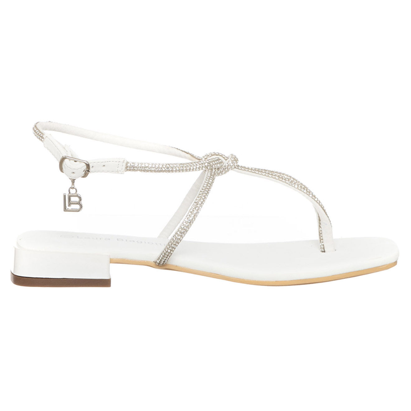 Laura Biagiotti Sandales Rolia blanches