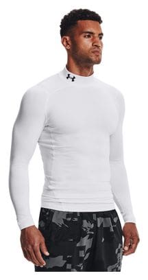 Maillot Manches Longues de compression Under Armour ColdGear Armour Blanc