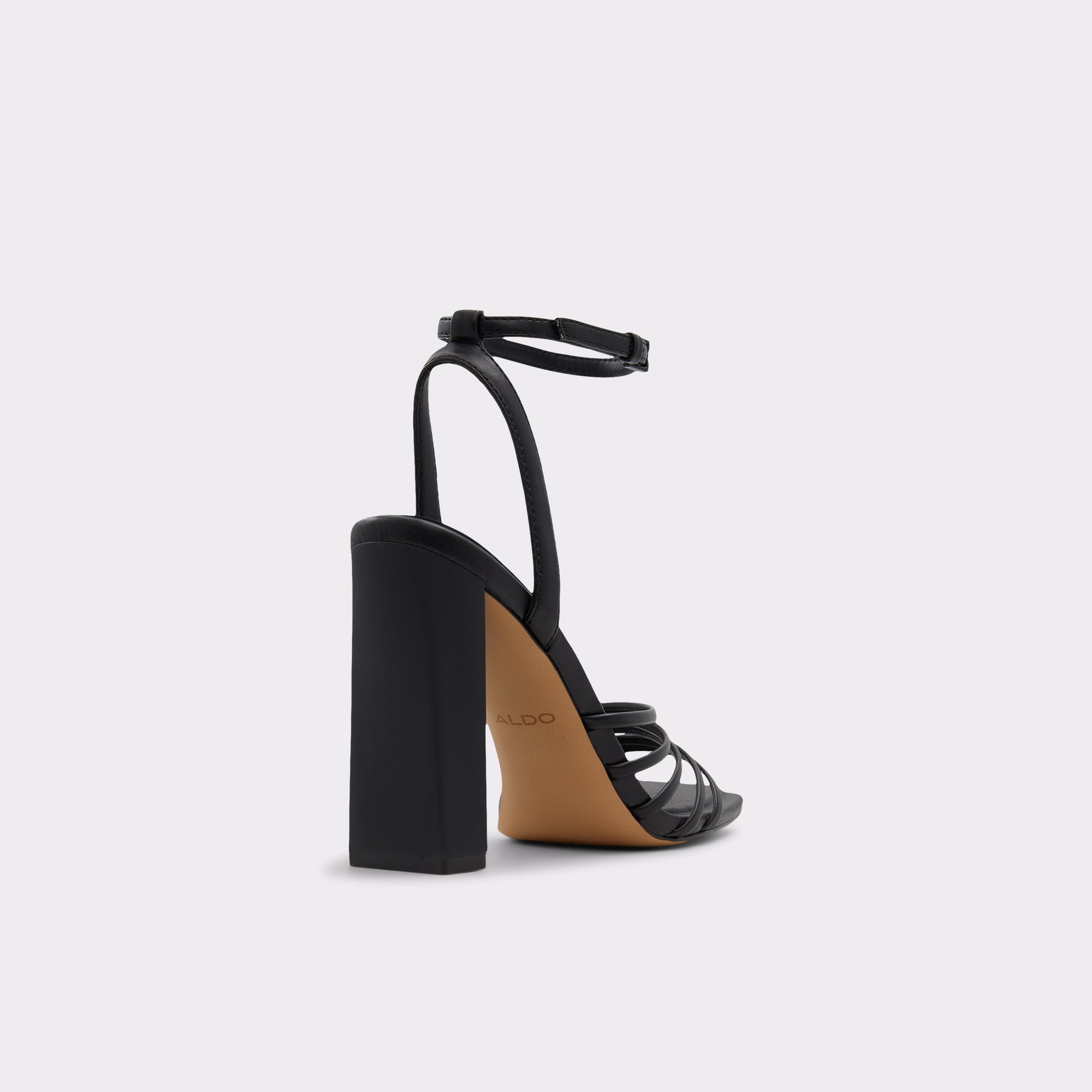 Estela Black Women Strappy Sandals