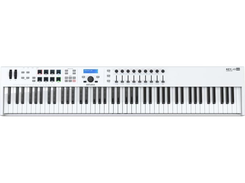 Arturia Keyboard Controller KeyLab Essential 88 Vielseitiger MIDI-Kontroller mit Softwarepaket