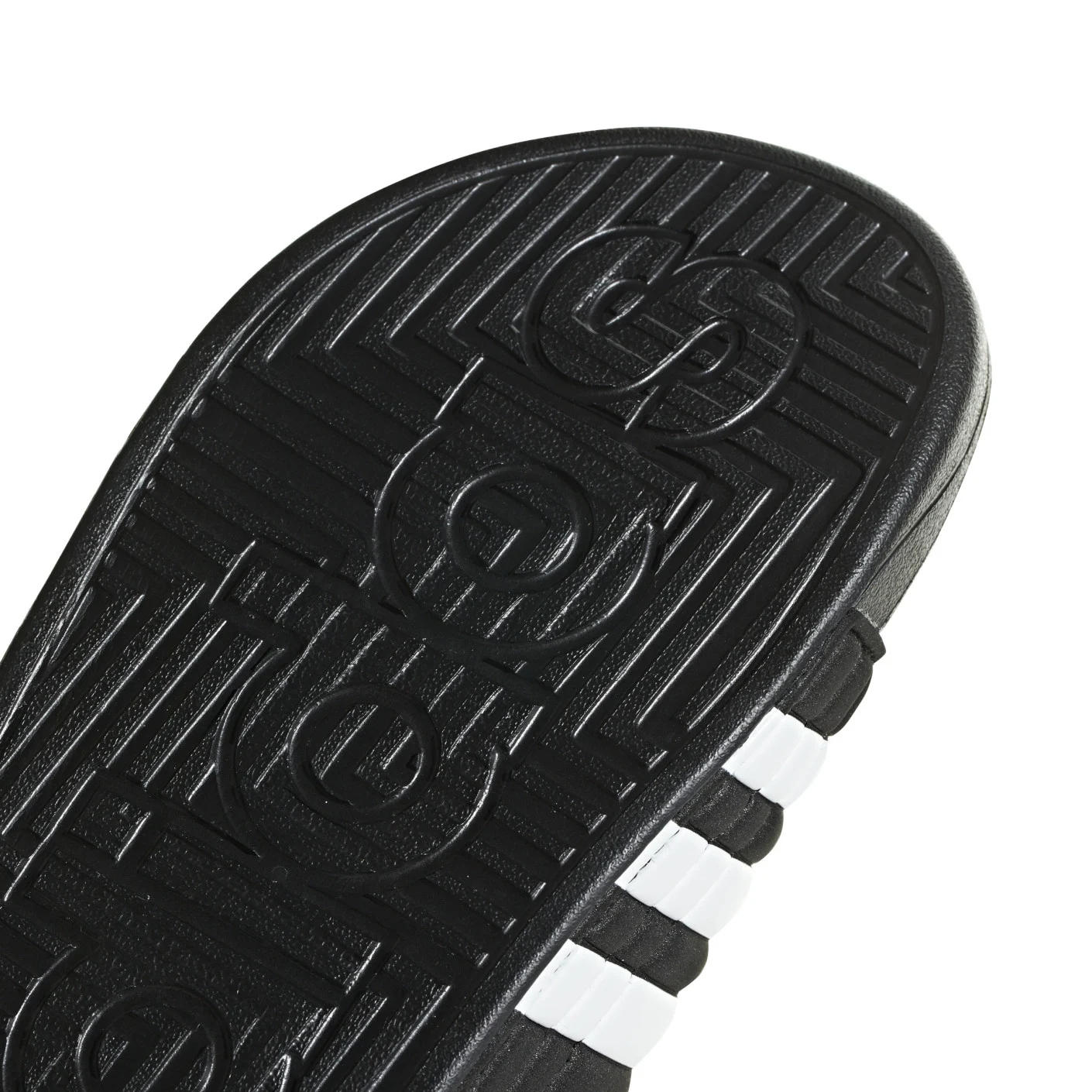 Adidas Adissage Slippers Zwart Wit