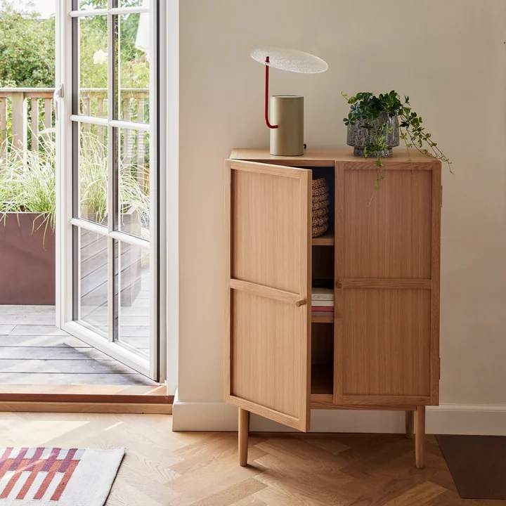 Hübsch Interior - Candour Kabinet, H 90 cm, Eiche