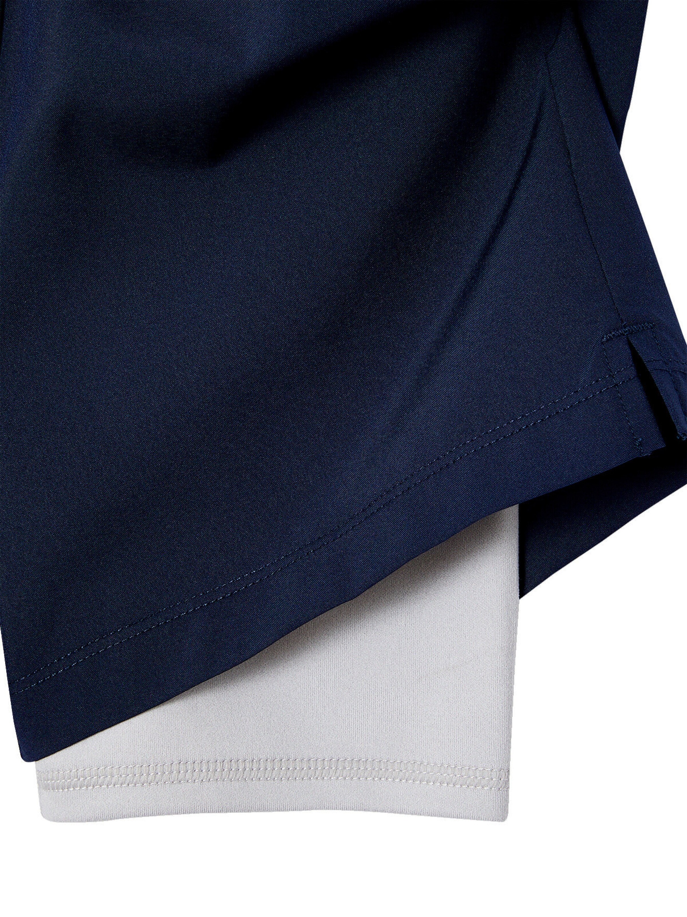 Vertbaudet Mädchen 2-in-1 Sport-Shorts marine