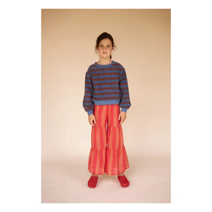 Longlivethequeen Pantalon Lolita Rayé | Rouge