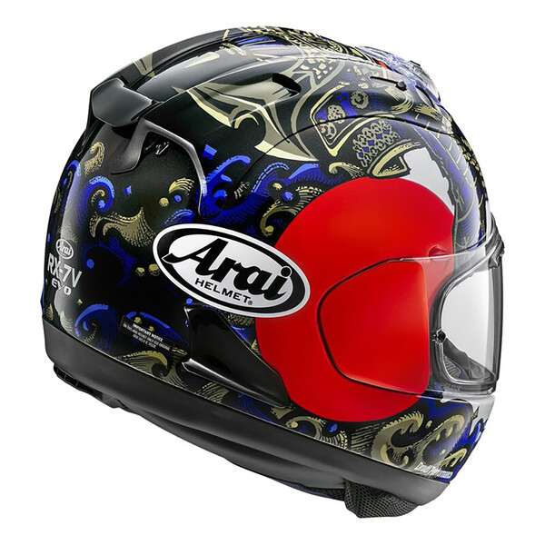 Arai - Casque RX-7V Evo Samurai Noir / Or / Rouge / Bleu