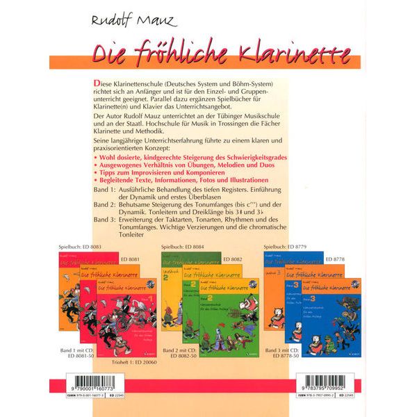 Schott Fröhliche Klarinette Duo 1