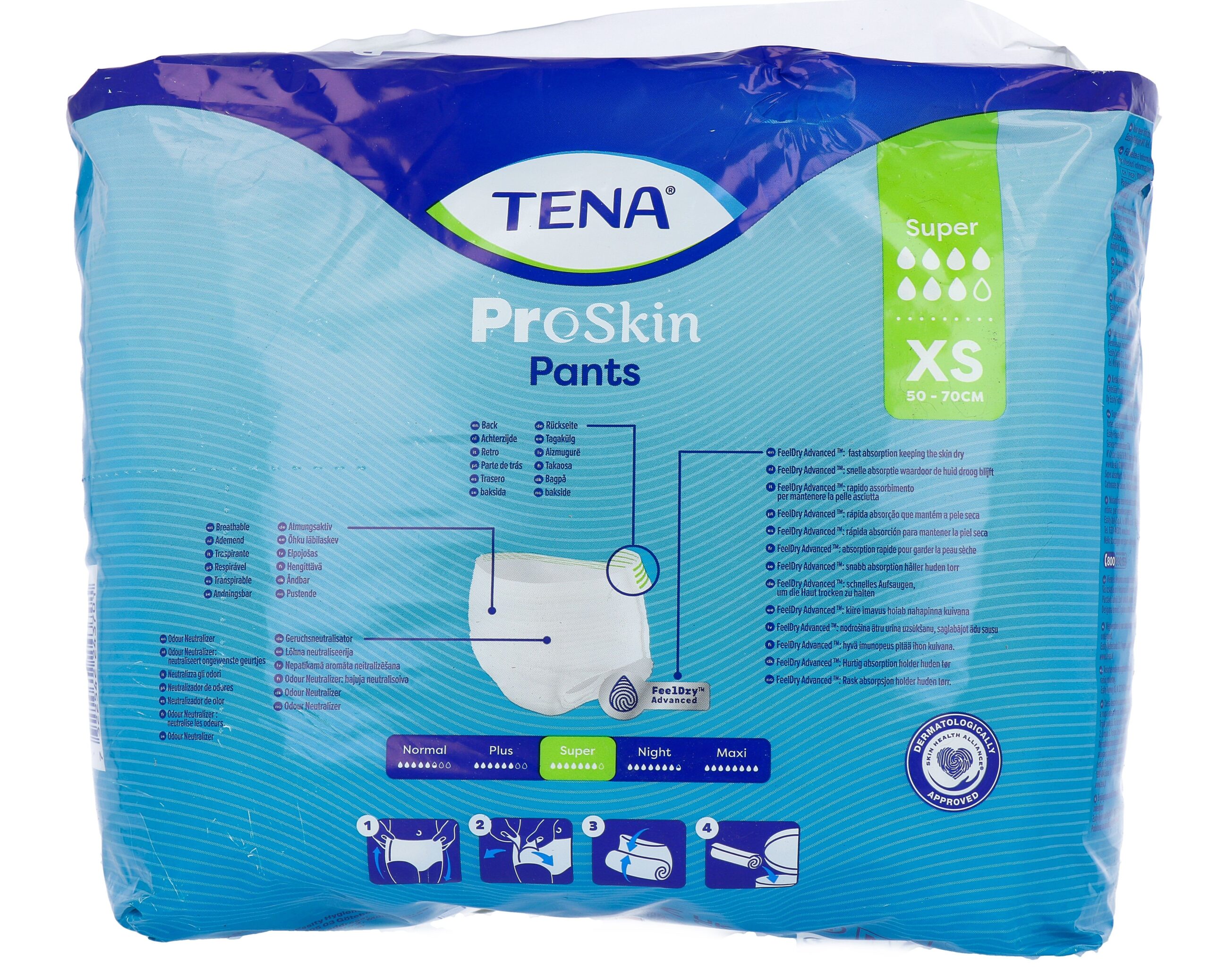TENA ProSkin Pants Super XS (12 stuks)