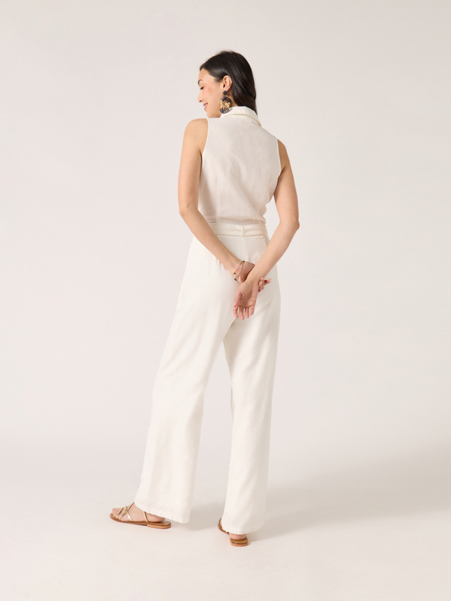 Combinaison pantalon 100% lin & coton