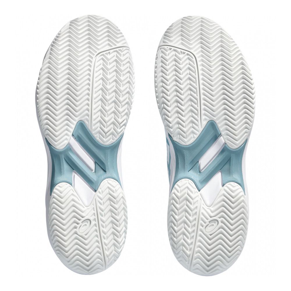 Asics GEL-GAME 9 CLAY/OC - Chaussures de tennis Femme white/gris blue
